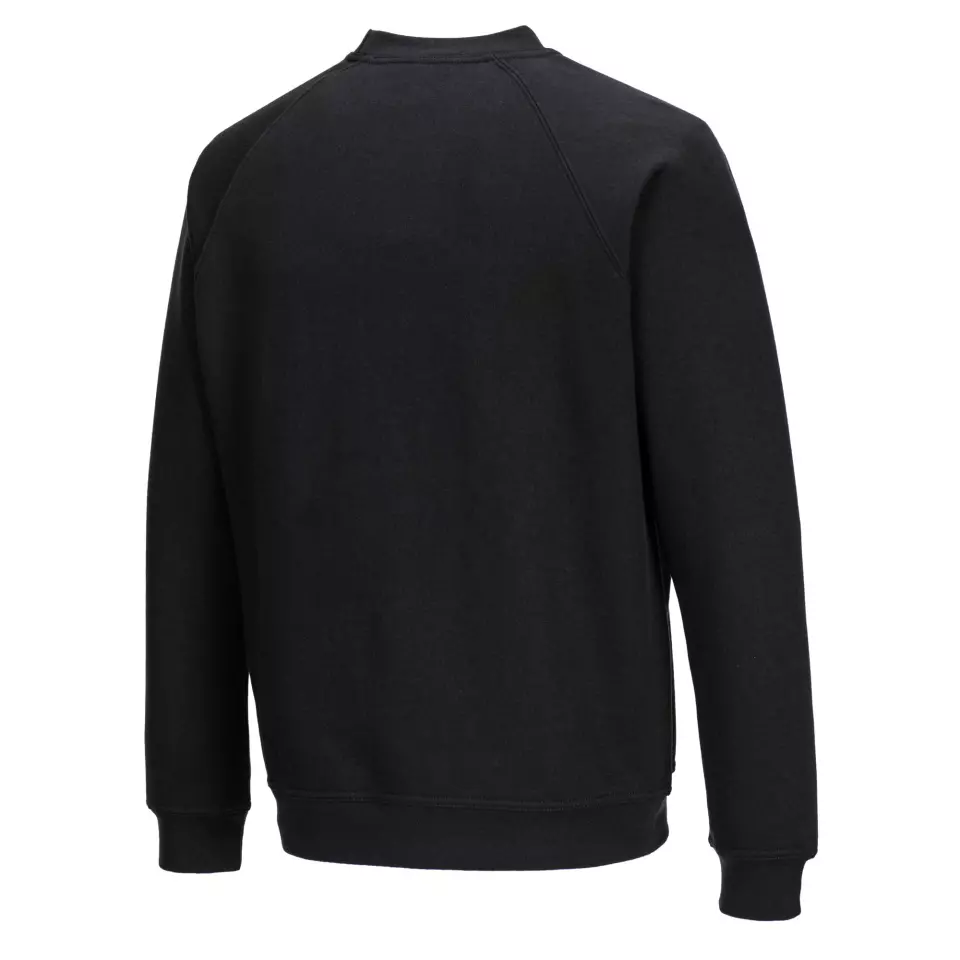 Portwest B330BKR, Women's Sweatshirt, Black, image 3, gallery thumbnail