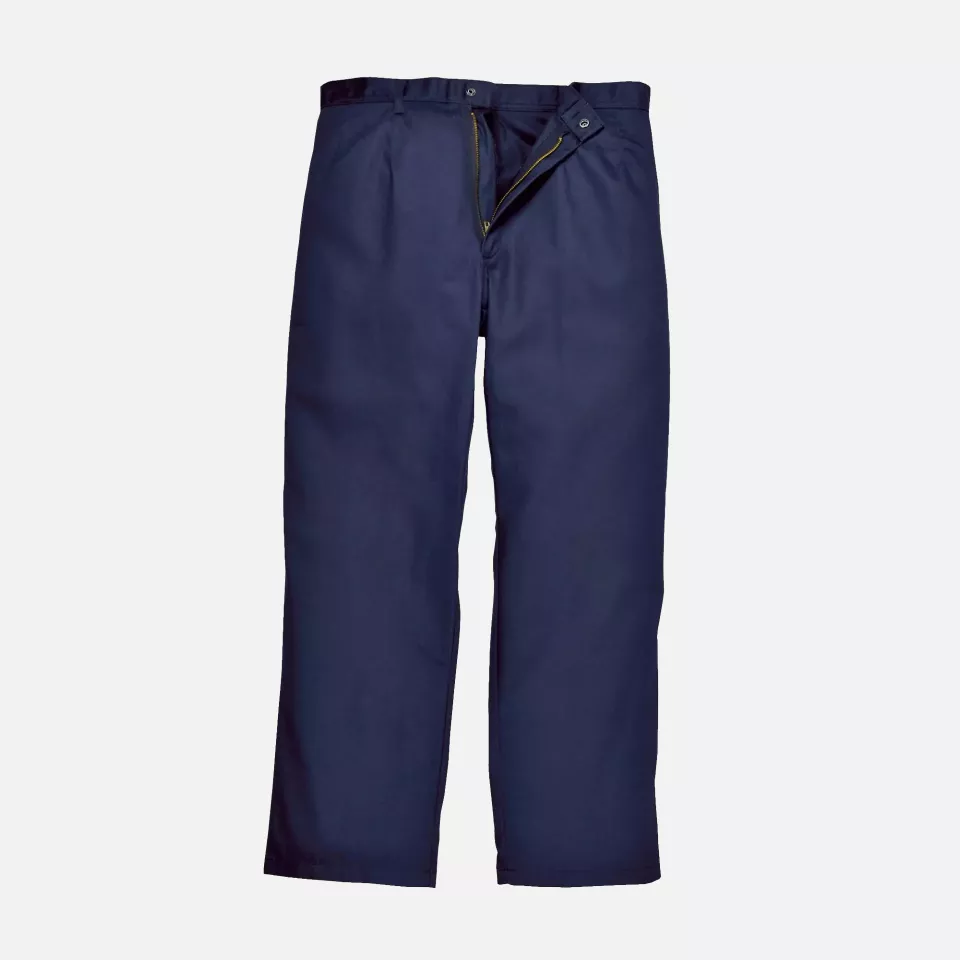 Portwest BZ30NAT, Bizweld FR Trousers, Navy Tall, image 1, gallery thumbnail