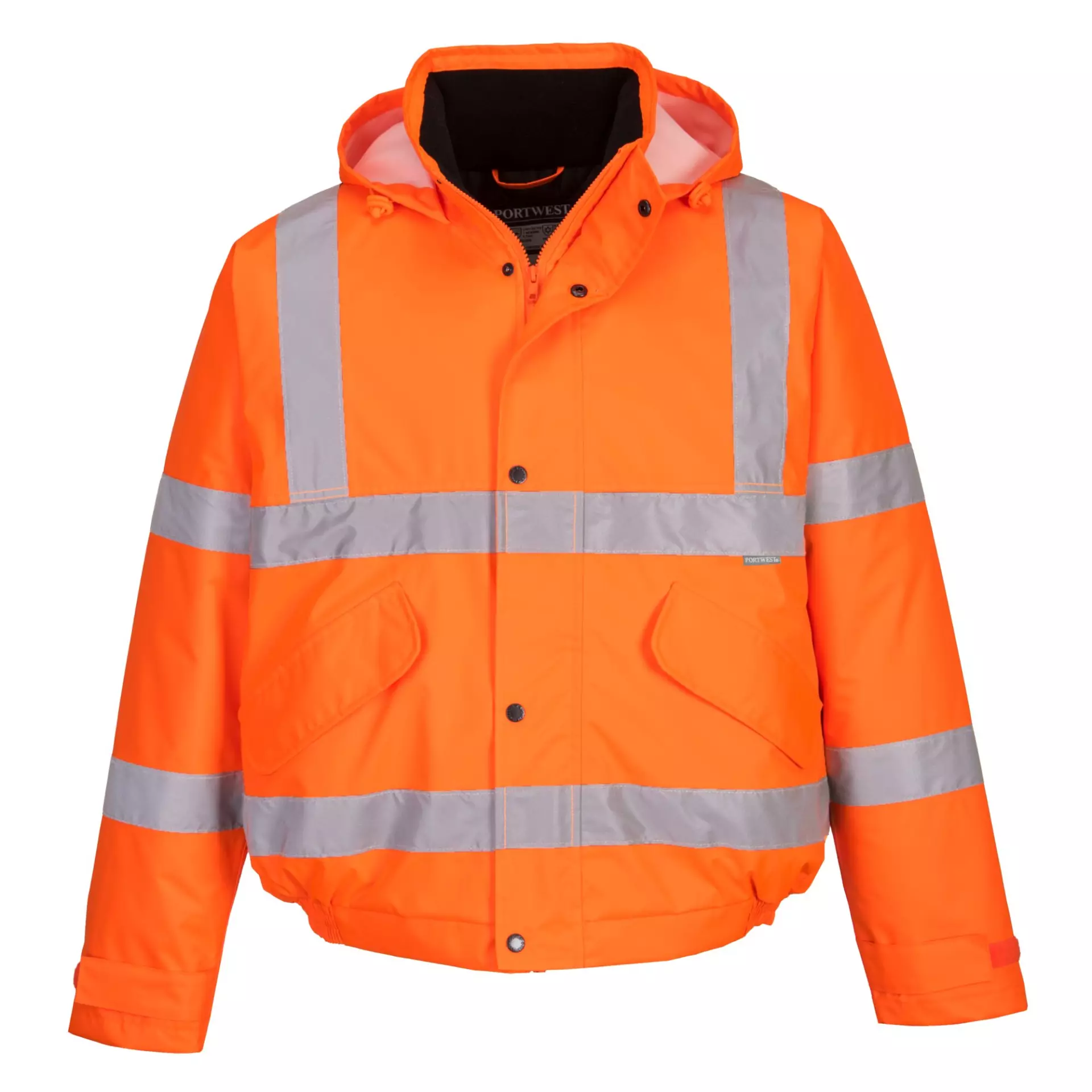 Portwest S463ORR, Hi-Vis Winter Bomber Jacket, Orange, image 1