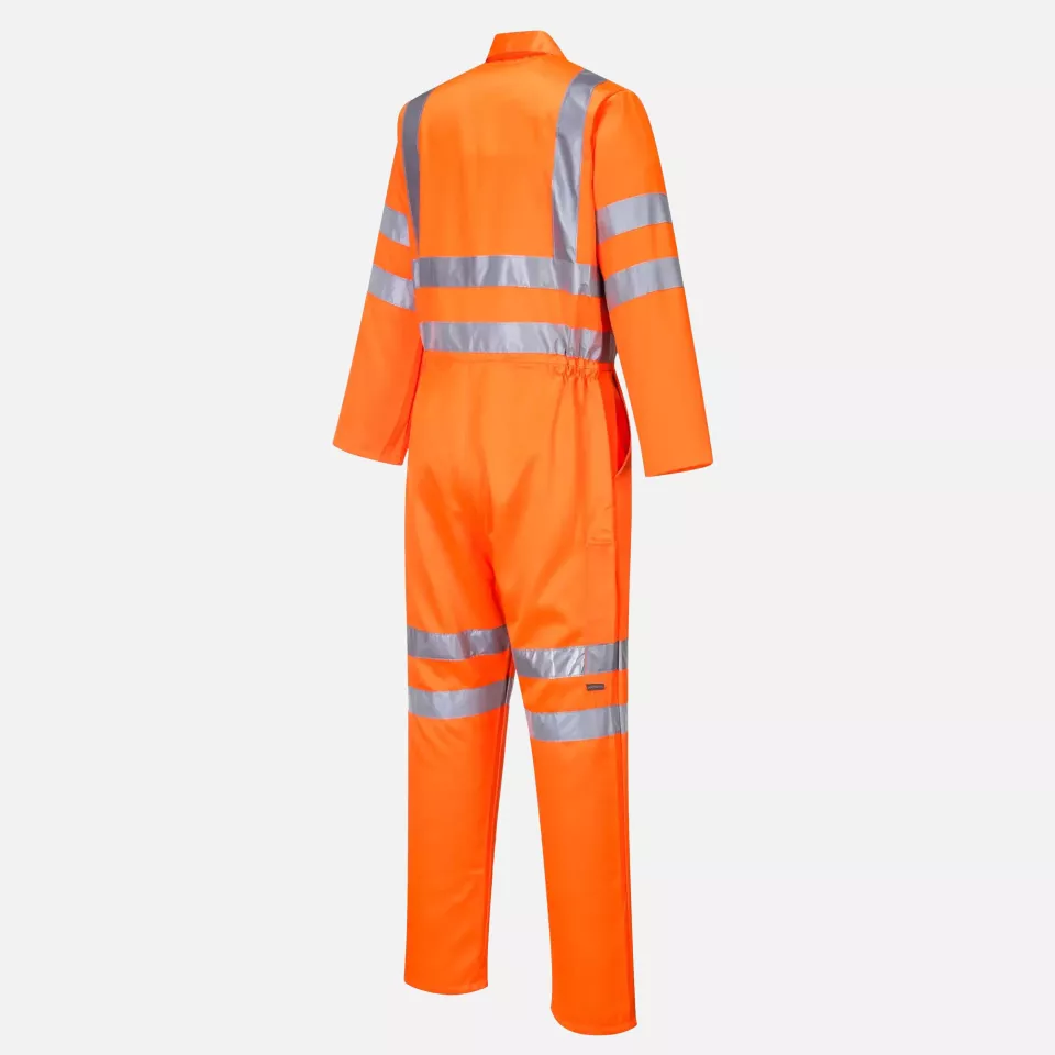 Portwest RT42ORR, Hi-Vis Polycotton Service Coverall, Orange, image 2, gallery thumbnail