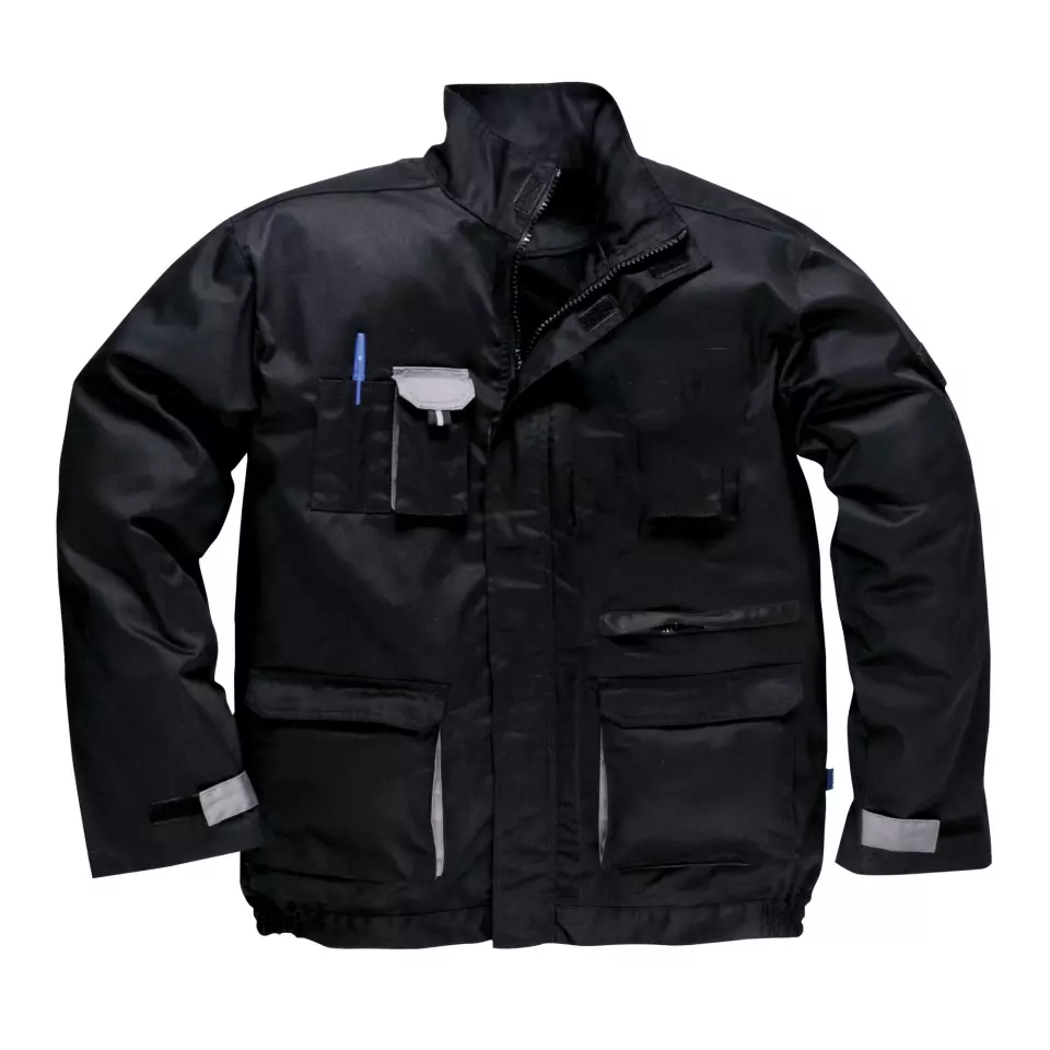 Portwest TX10BKR, Texo Contrast Jacket, Black, image 1, gallery thumbnail