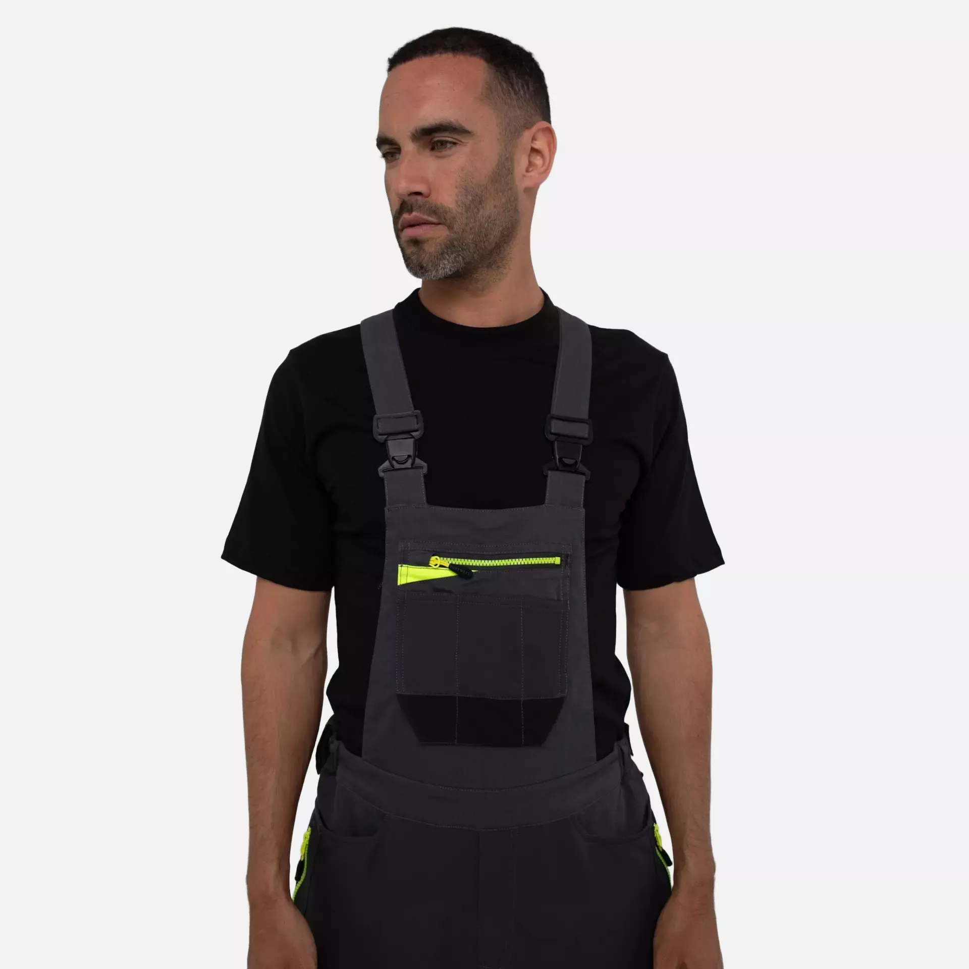 Portwest DX441MGR, DX4 Work Bib and Brace, Metal Grey, image 9