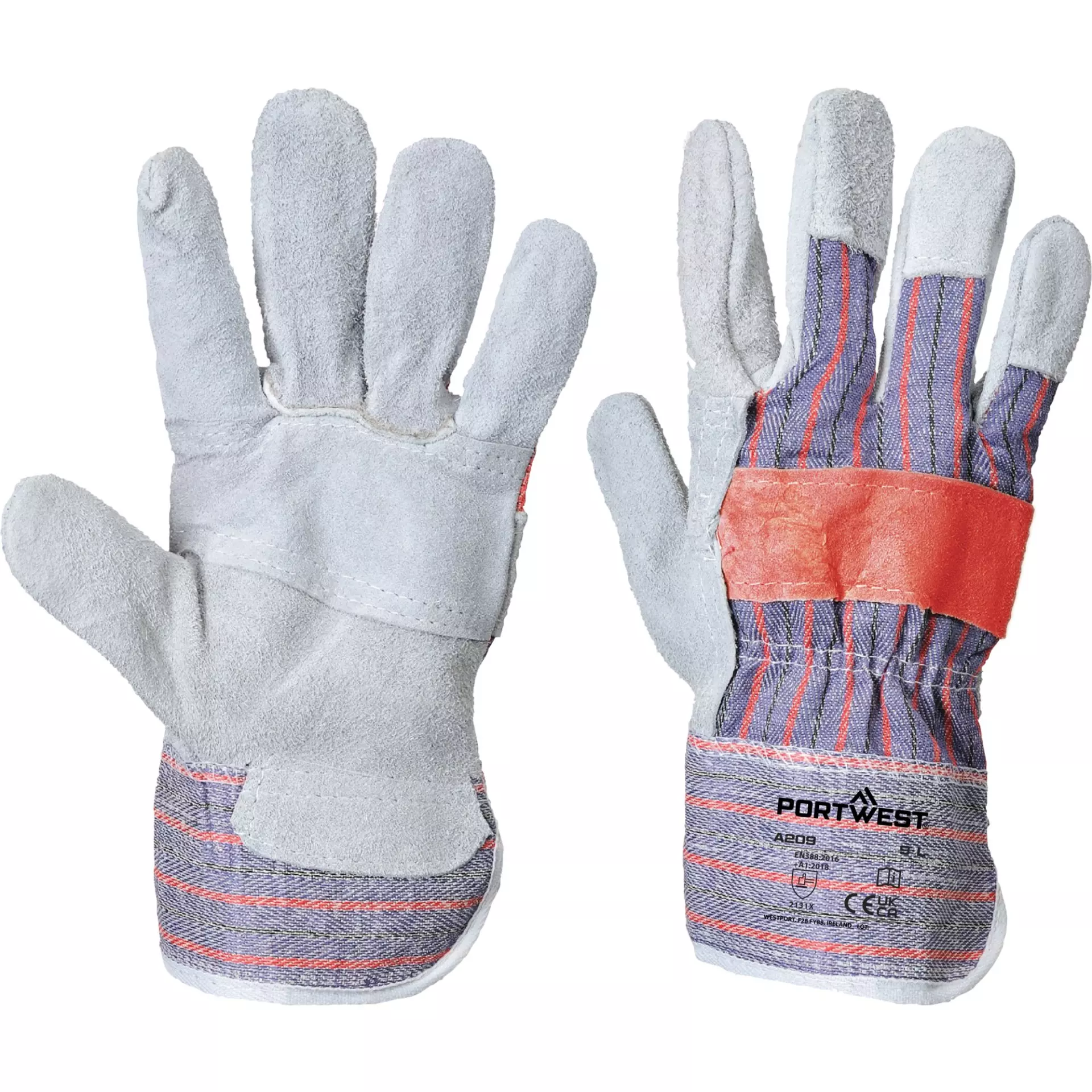 Portwest A209GRR, Classic Canadian Rigger Glove, Size XL, Grey, image 3