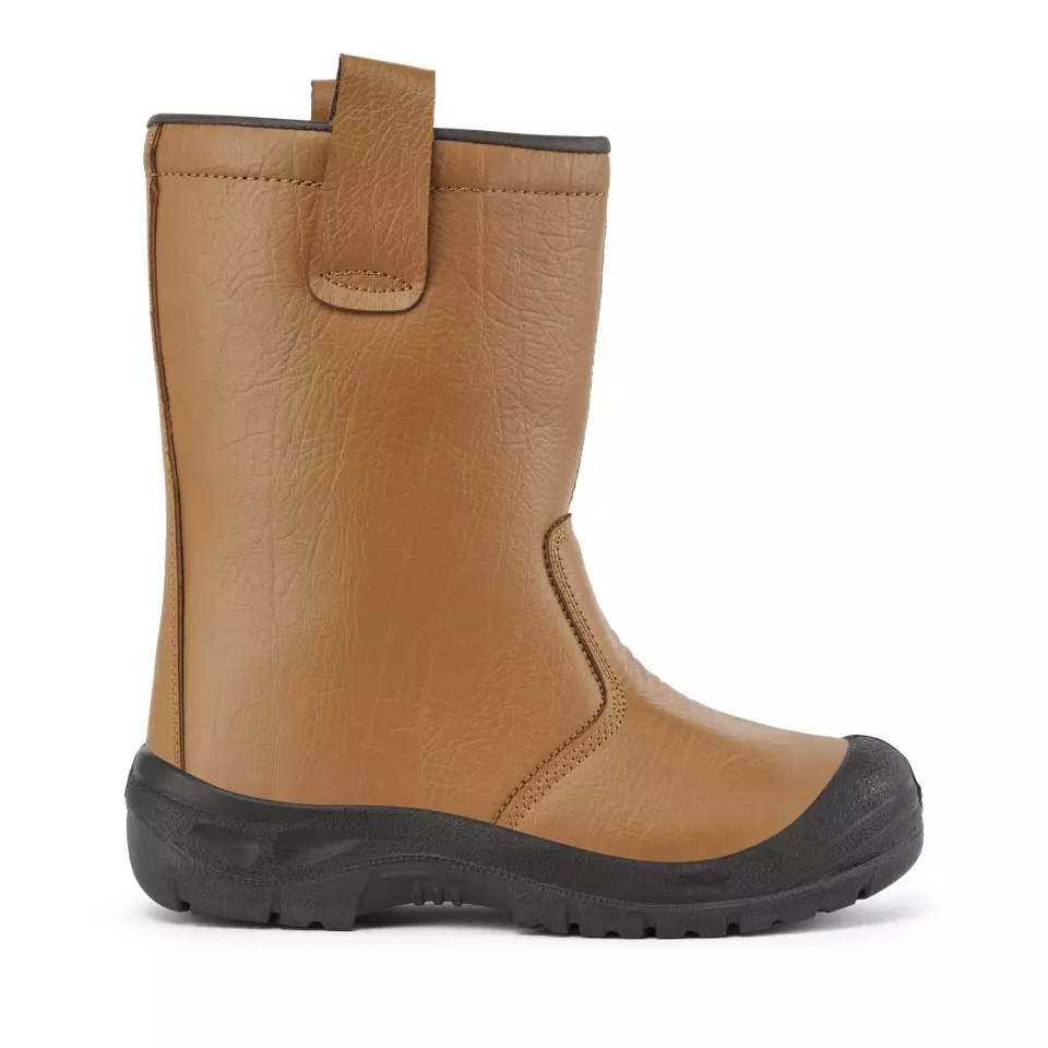 Portwest FW29TAR, Steel Leather Rigger Boot S3 SR, Tan, image 1, gallery thumbnail