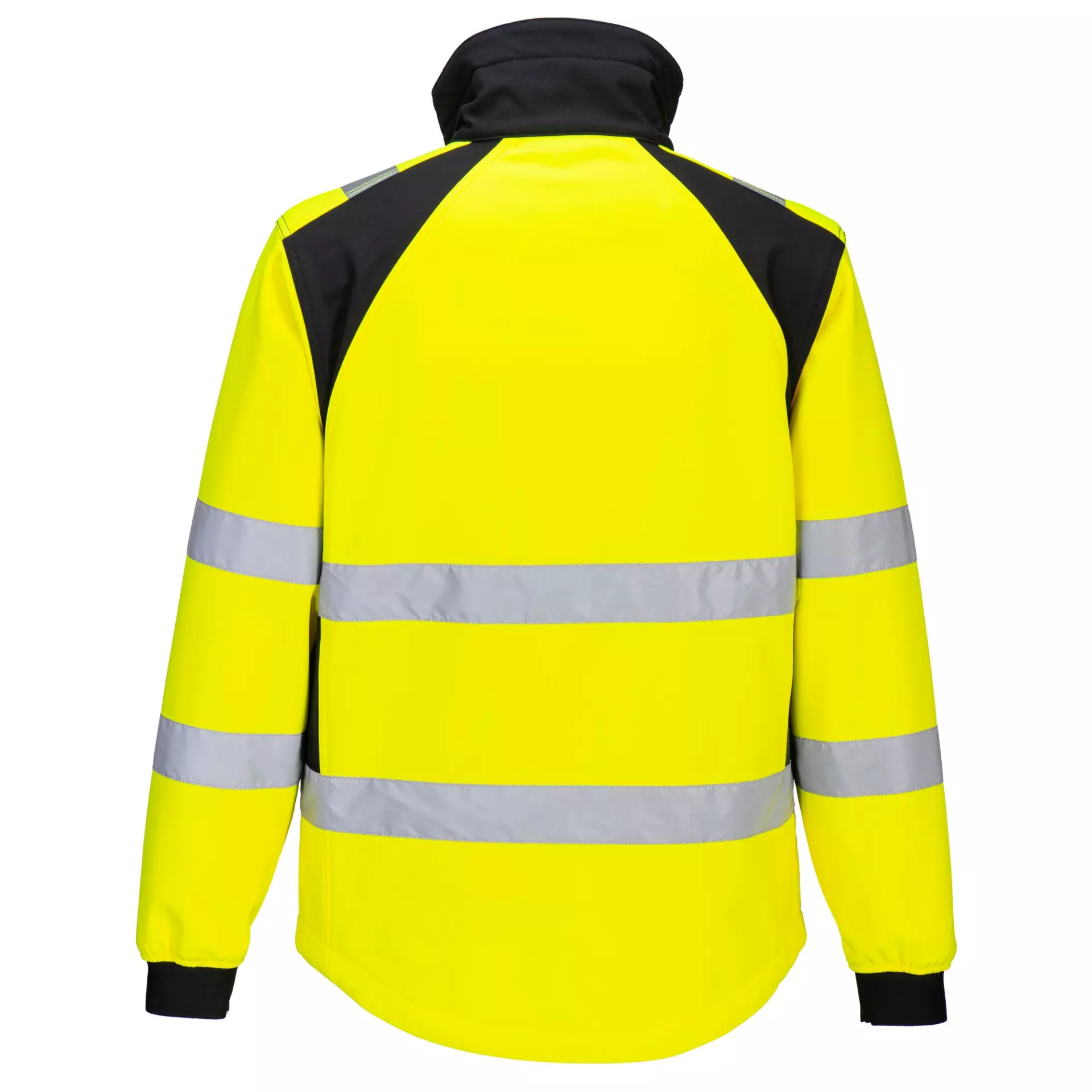 Portwest CD875YBR, WX2 Eco Hi-Vis Softshell (2L), Yellow/Black, image 2