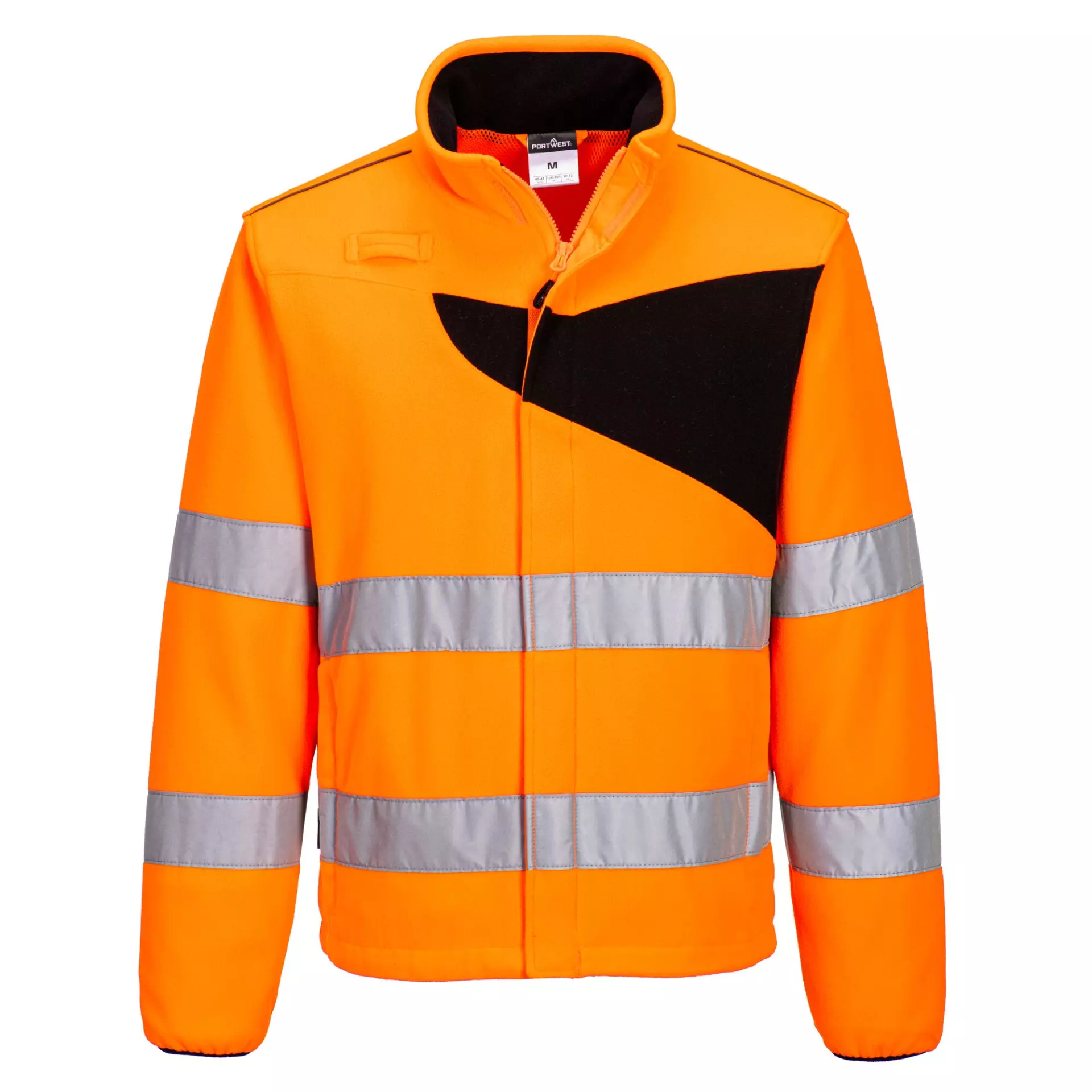 Portwest PW274OBR, PW2 Hi-Vis Fleece, Orange/Black
