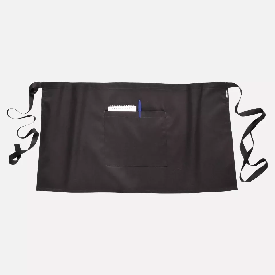 Portwest S845BKR, Bar Apron, Black, image 2, gallery thumbnail