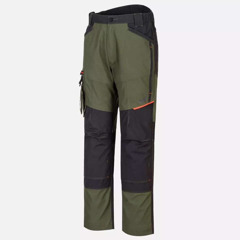 Portwest T701OGR, WX3 Work Trousers, Olive Green, image 4, gallery thumbnail