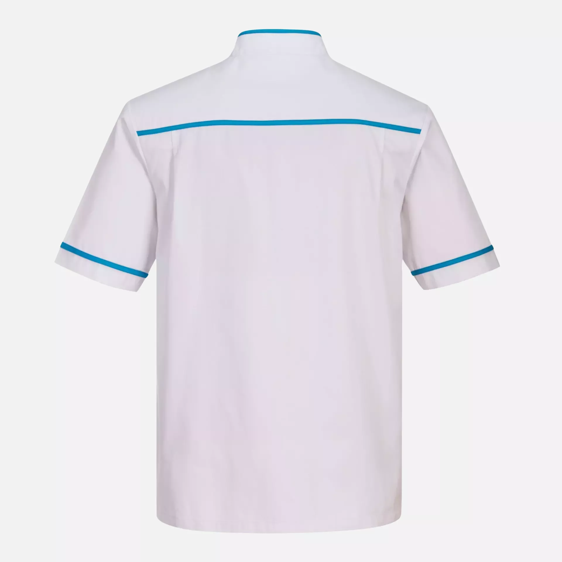 Portwest C821WAR, Men's Medical Tunic, White/Aqua, image 2