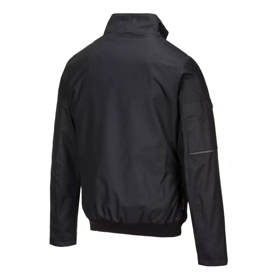 Portwest KX361BKR, KX3 Bomber Jacket, Black, image 4, gallery thumbnail