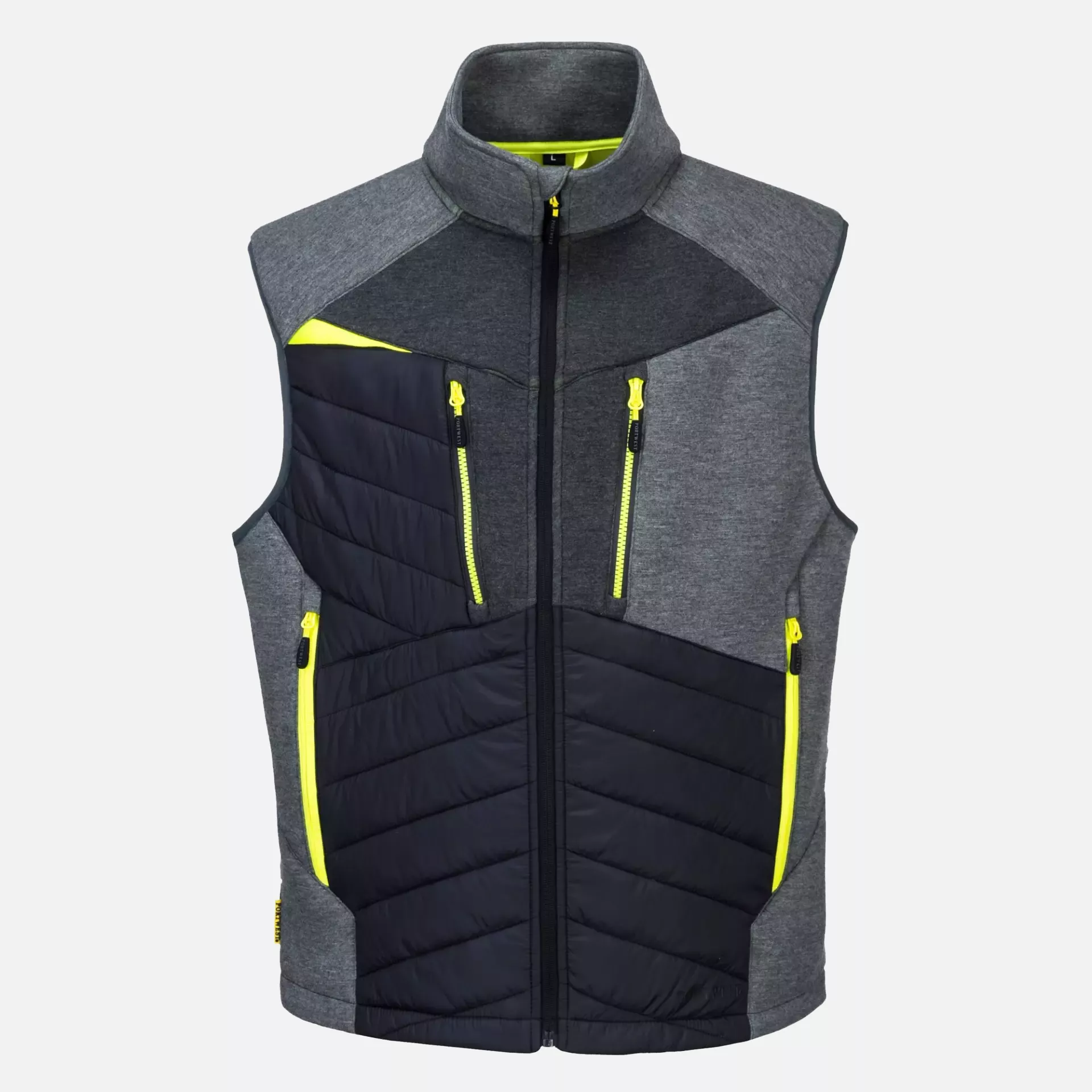 Portwest DX470MGR, DX4 Hybrid Baffle Gilet, Metal Grey, image 1