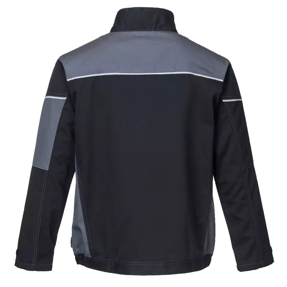 Portwest T603BZR, PW3 Work Jacket, Black/Zoom Grey, image 2, gallery thumbnail