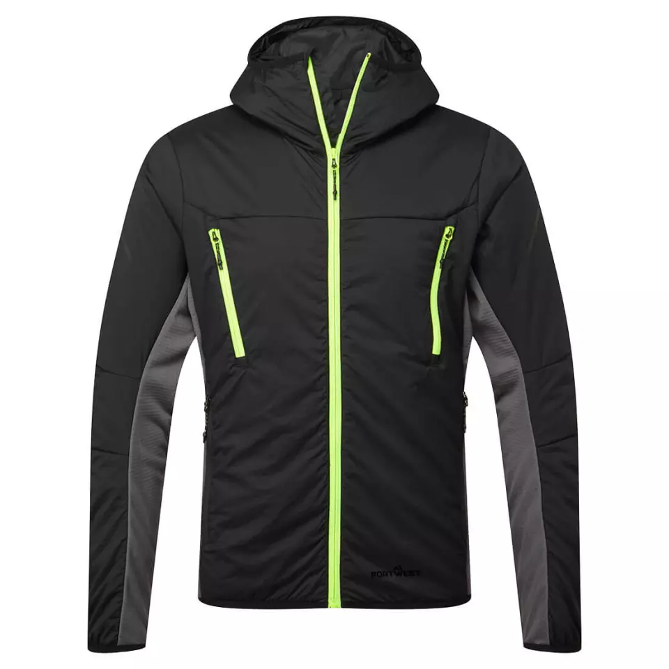 Portwest EV470BKR, EV4 Isolierte Hybridjacke, Schwarz, image 1, gallery thumbnail