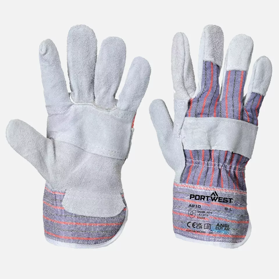 Portwest A210GRR, Canadian Rigger Glove, Grey, image 3, gallery thumbnail