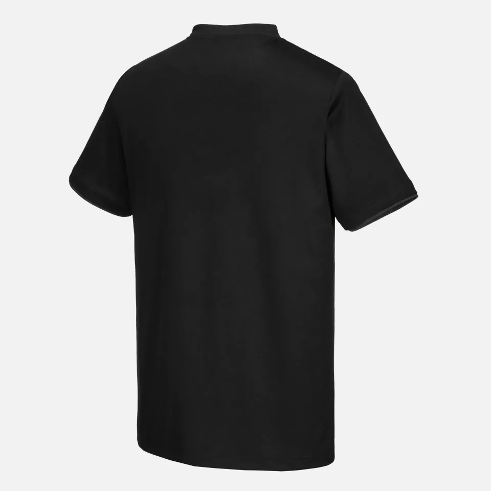 Portwest PW211BZR, PW2 Cotton Comfort T-Shirt S/S, Black/Zoom Grey, image 7, gallery thumbnail