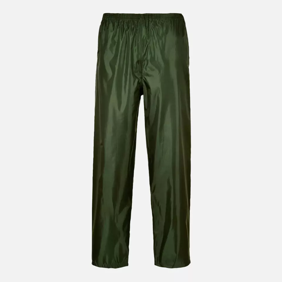 Portwest S441OGR, Classic Rain Trousers, Olive Green, image 1, gallery thumbnail