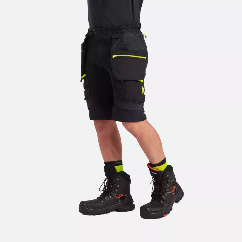 Portwest DX444BKR, DX4 Shorts mit abnehmbaren Holstertaschen, Schwarz, image 7, gallery thumbnail