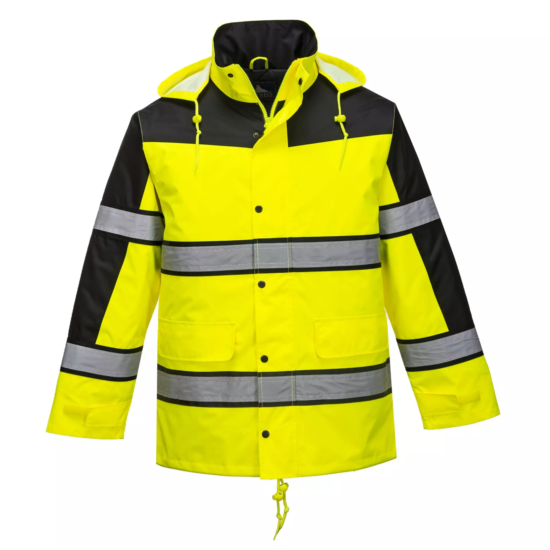 Portwest S462YER, Hi-Vis Contrast Winter Classic Jacket, Yellow, image 4