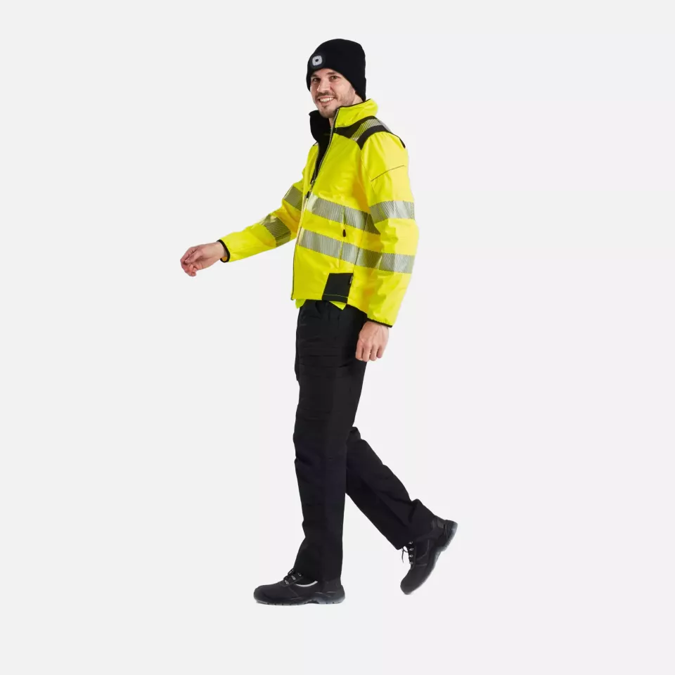 Portwest T402YBR, PW3 Hi-Vis Softshelljacke (3L), Gelb/Schwarz, image 3, gallery thumbnail