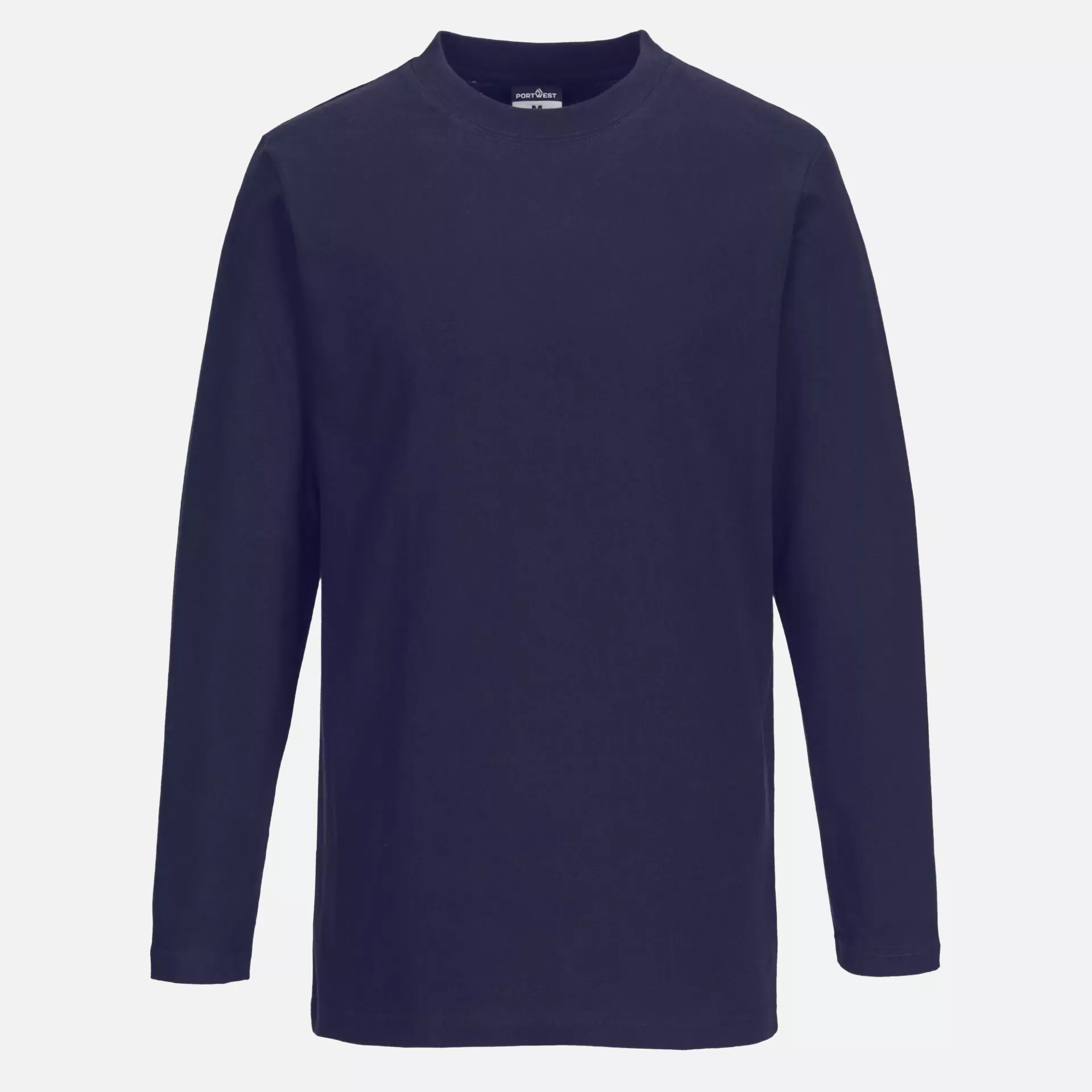 Portwest B196NAR, Long Sleeve T-Shirt, Navy, image 1
