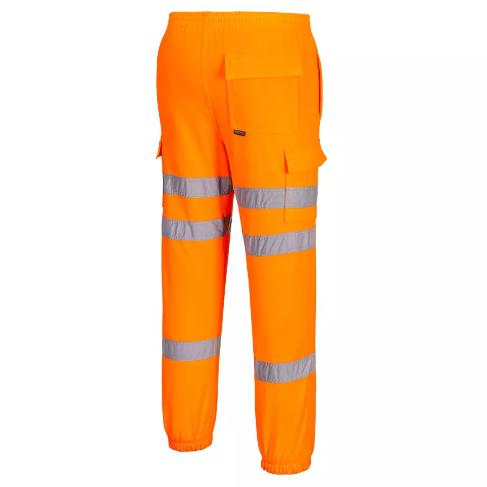 Portwest RT48ORR, Hi-Vis Drei-Band-Jogger, Orange, image 3, gallery thumbnail