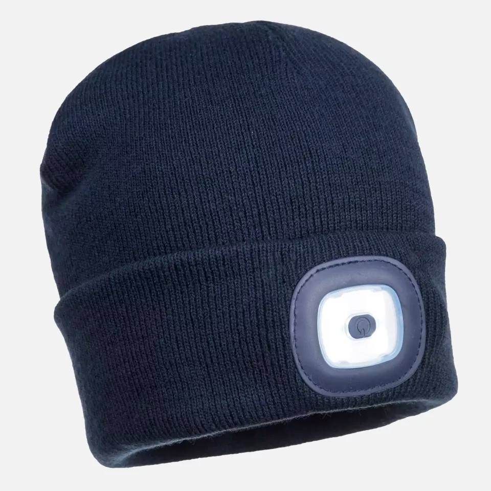 Portwest B029, Beanie USB Rechargeable LED Head Light, image 3, gallery thumbnail