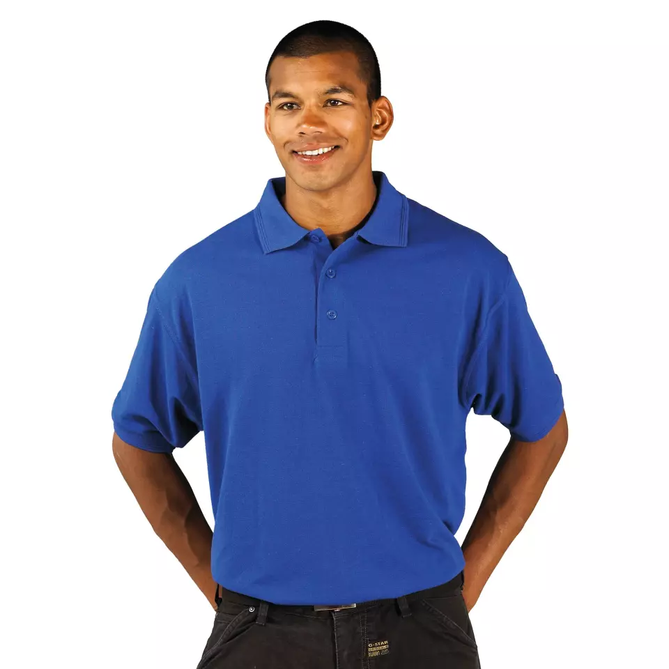 Portwest B210AQR, Naples Polo Shirt S/S, Aqua, image 4, gallery thumbnail