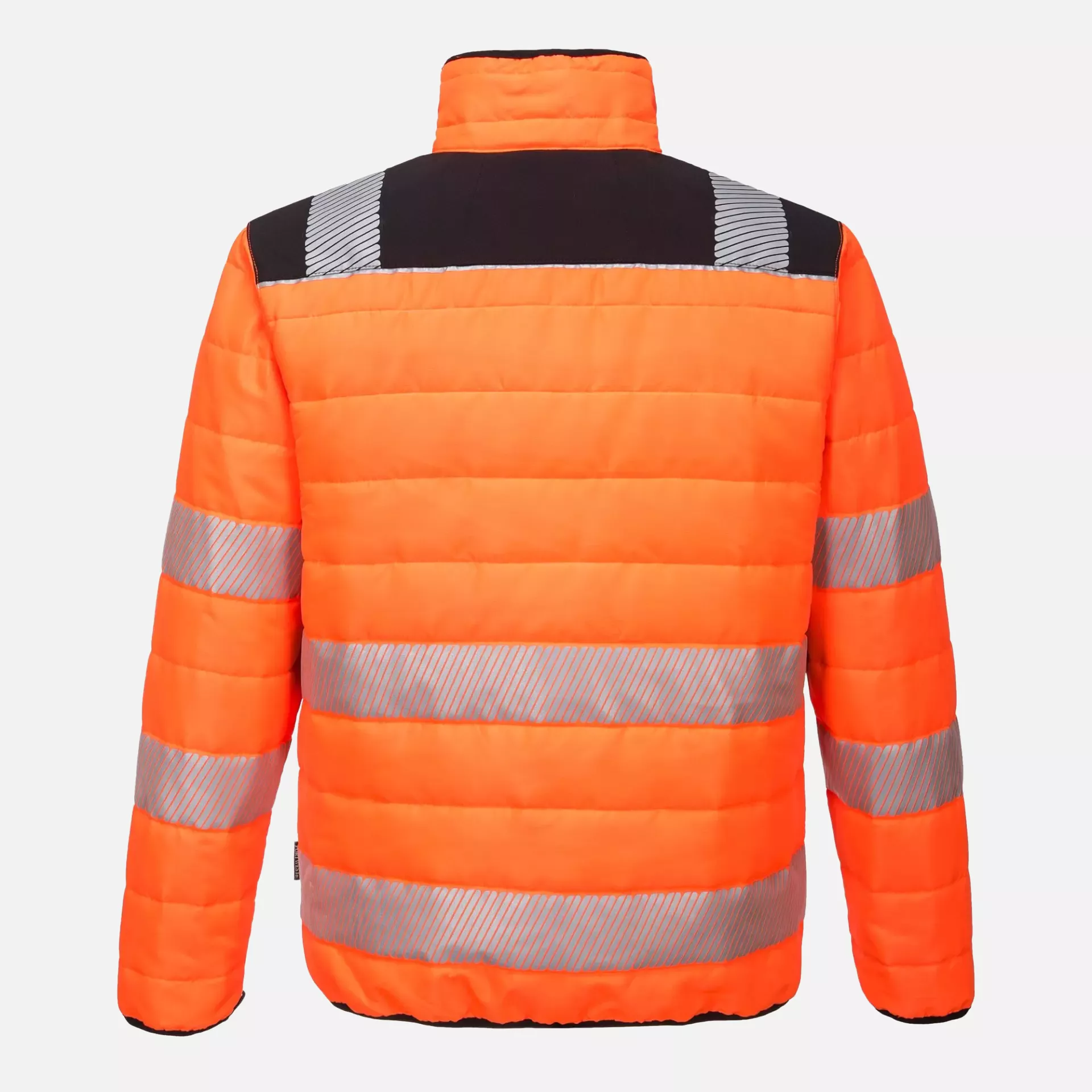 Portwest PW371OBR, PW3 Hi-Vis Baffle Jacket, Orange/Black, image 2