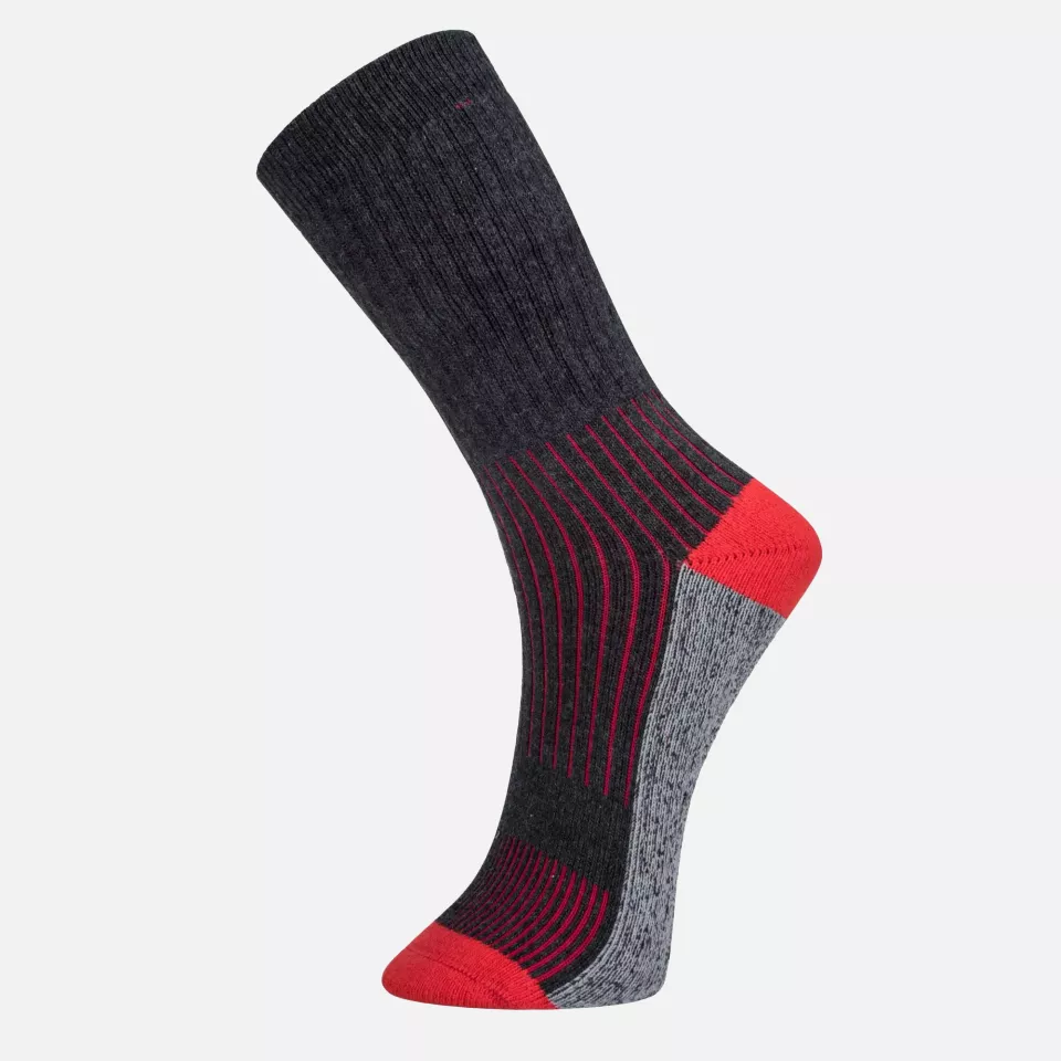 Portwest SK12BKR, Hiker Sock, Black, image 1, gallery thumbnail