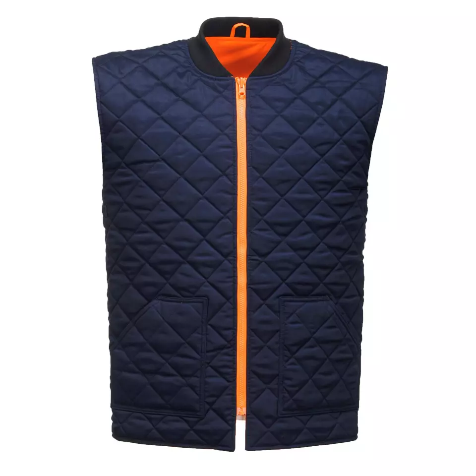 Portwest S471ONR, Hi-Vis 4-in-1 Contrast Traffic Jacket, Orange/Navy, image 4, gallery thumbnail