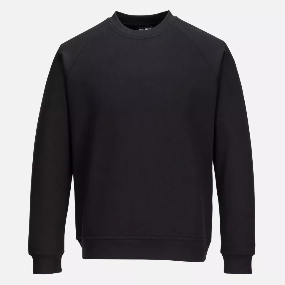 Portwest B330BKR, Women's Sweatshirt, Black, image 1, gallery thumbnail