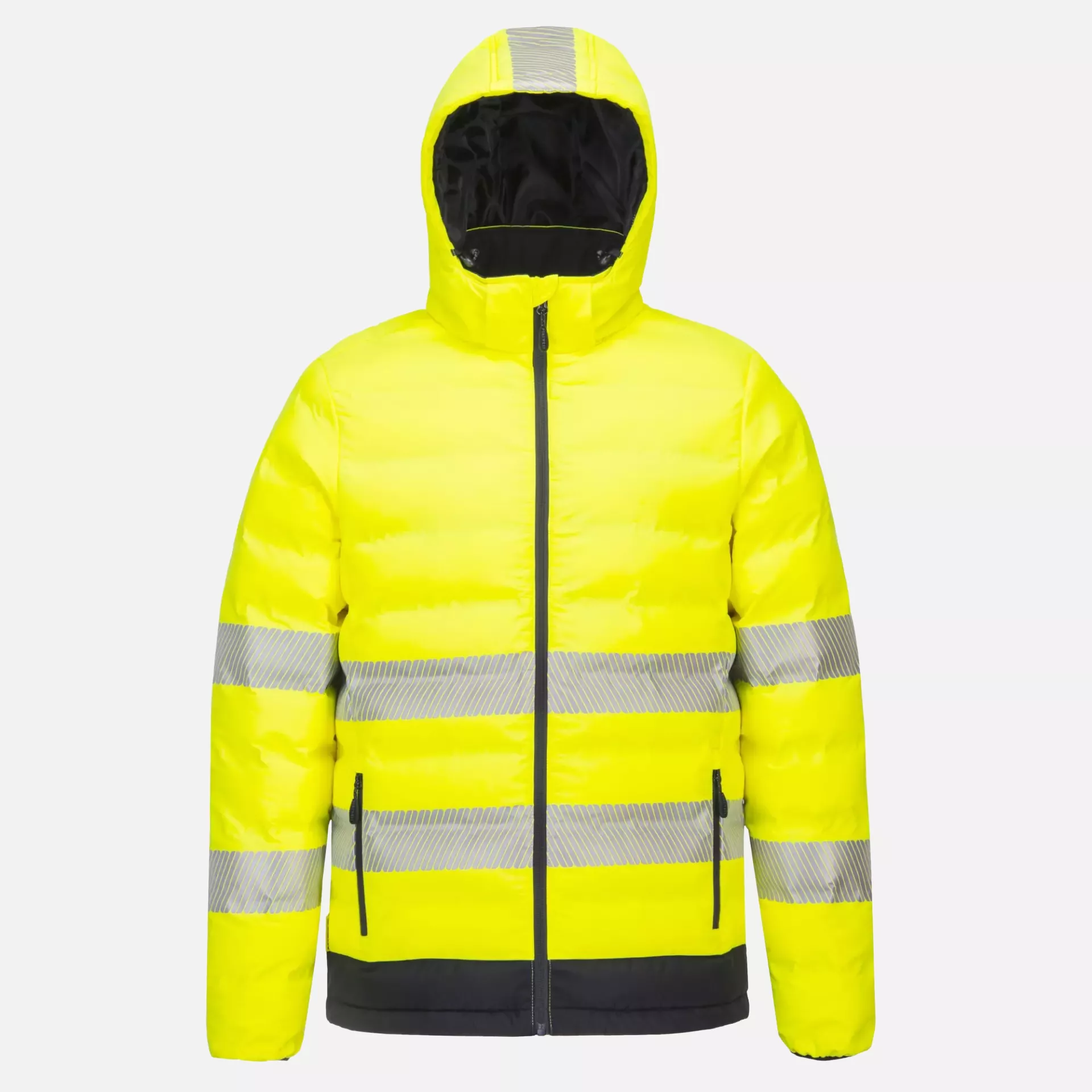 Portwest S548YBR, Hi-Vis Ultrasonic Heated Tunnel Jacket, Yellow/Black, image 5