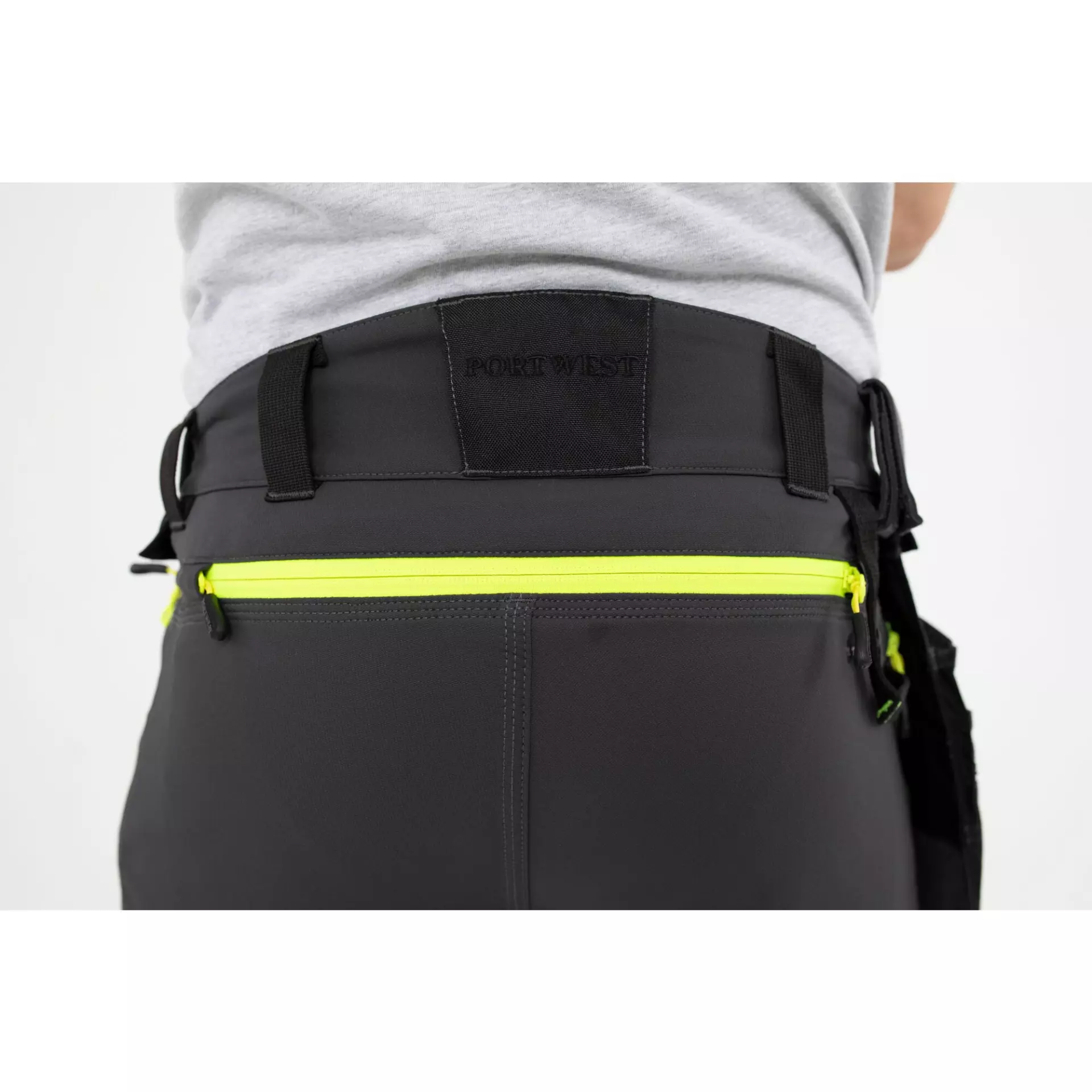 Portwest DX440MGR, DX4 Detachable Holster Pocket Trousers, Metal Grey, image 3