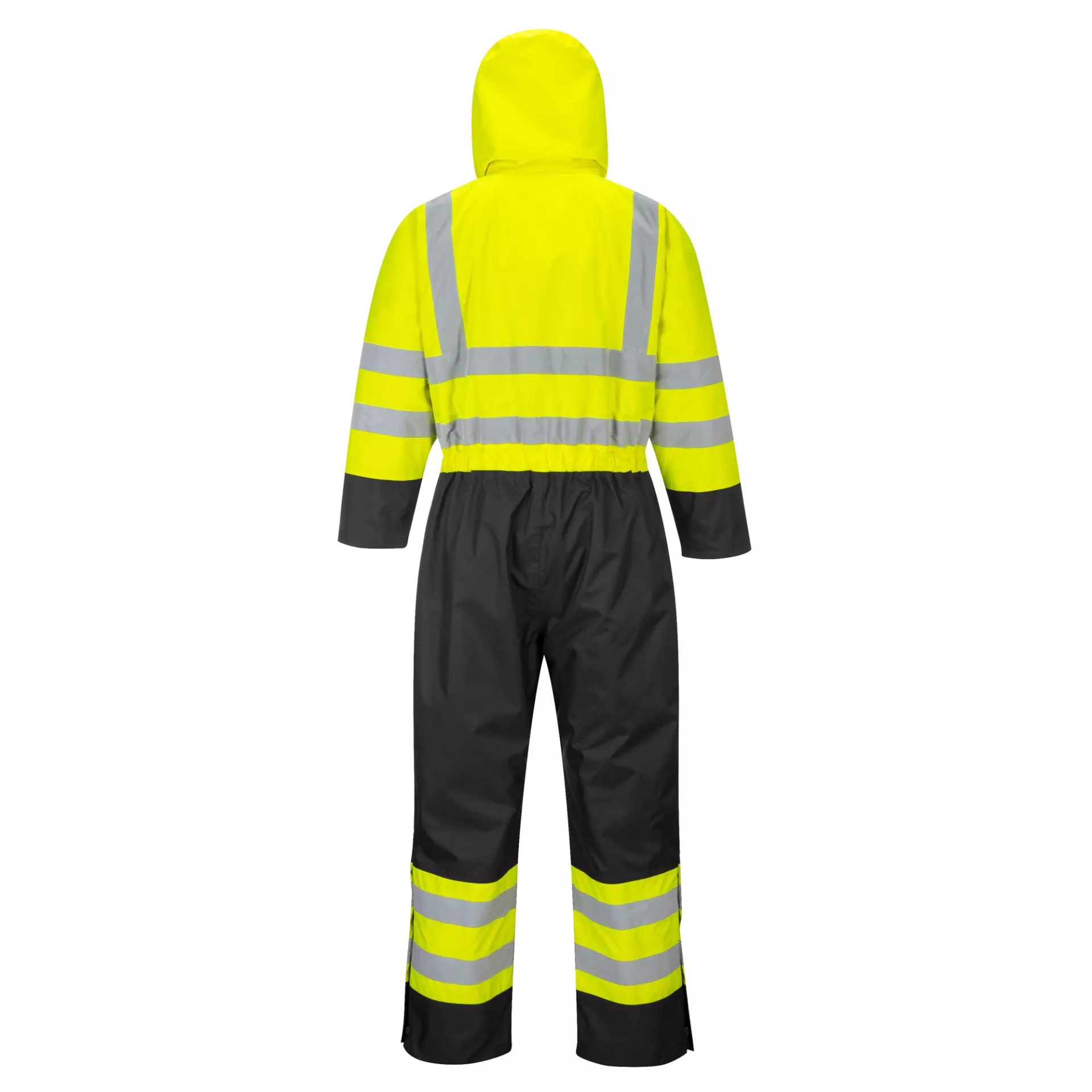 Portwest S485YBR, Hi-Vis Contrast Winter Coverall, Yellow/Black, image 2