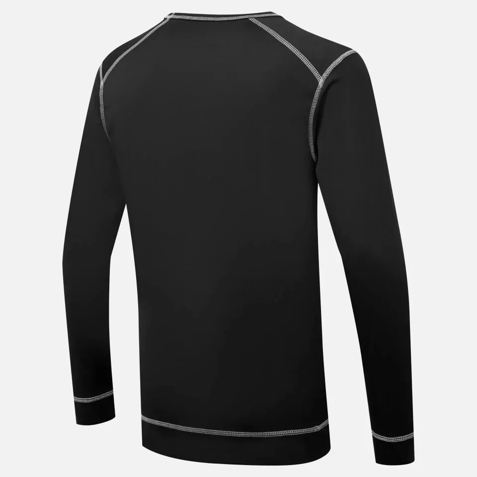 Portwest B153BKR, Base Pro Antibacterial Top, Black, image 3, gallery thumbnail