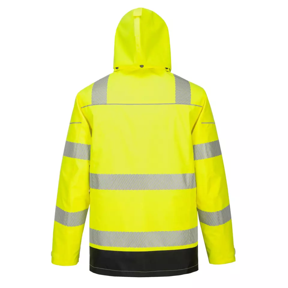 Portwest PW367YBR, PW3 Hi-Vis Breathable 5-in-1 Jacket, Yellow/Black, image 2, gallery thumbnail