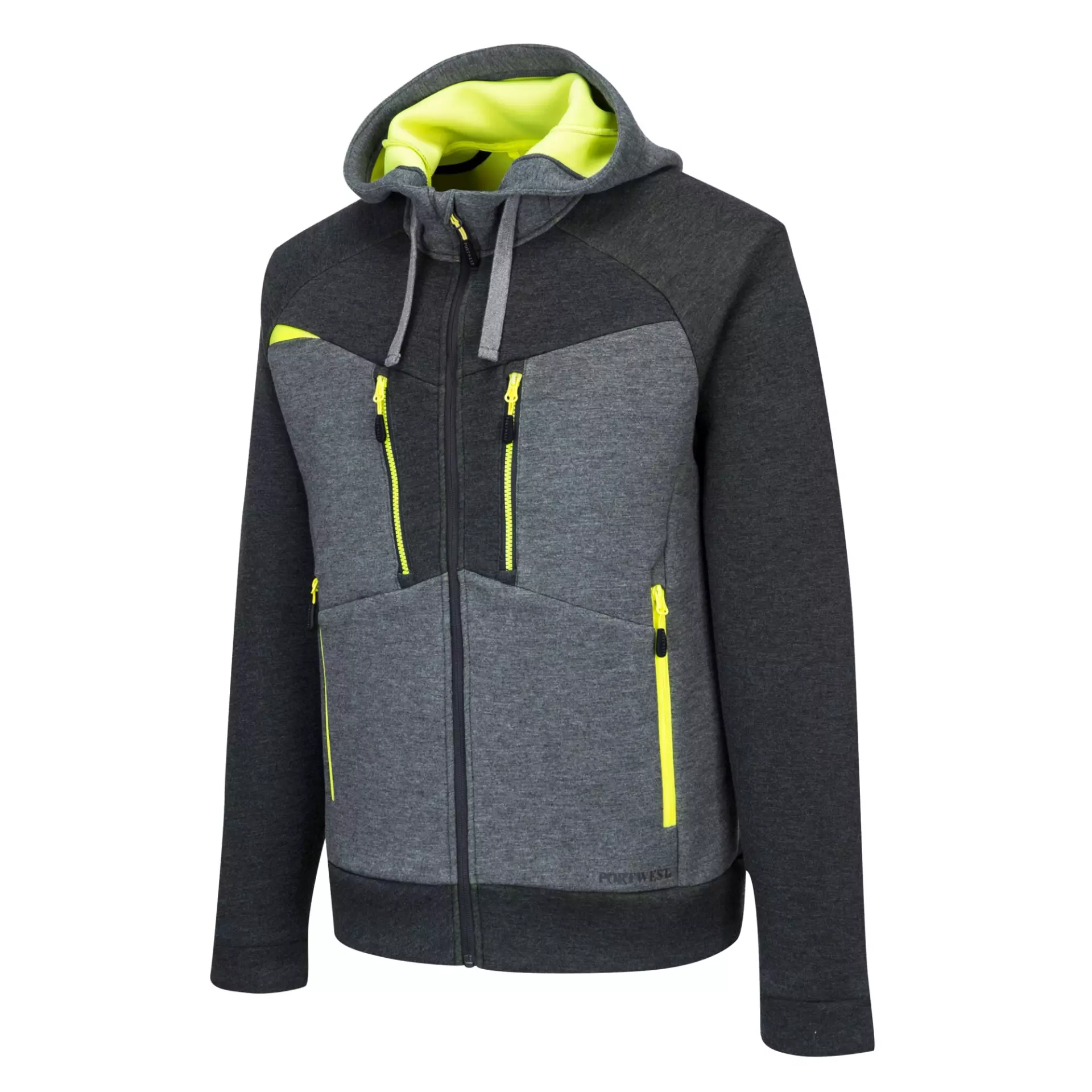 Portwest DX472MGR, DX4 Zipped Hoodie, Metal Grey, image 3
