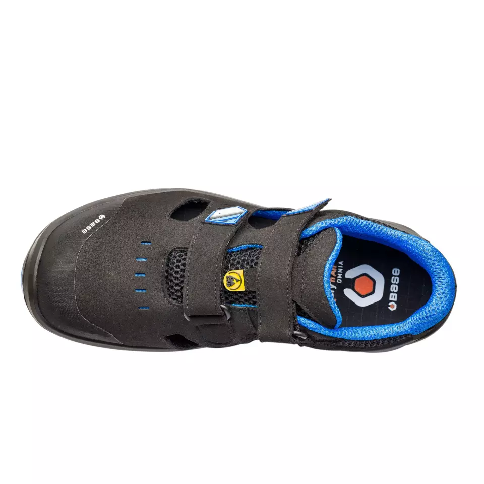 Portwest B1205BKB, I-Bit Sandal S1P ESD SRC, Black/Blue, image 4, gallery thumbnail