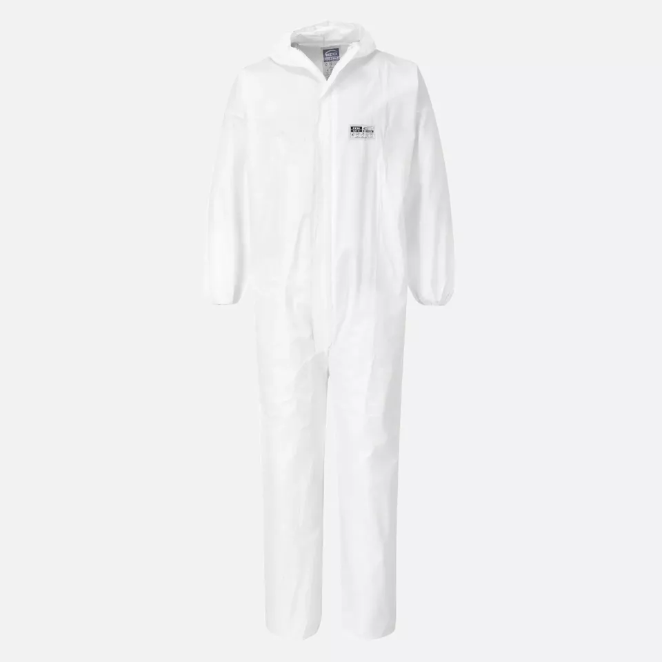 Portwest ST50WHR, BizTex Microcool Coverall Type 5/6, White, image 1, gallery thumbnail