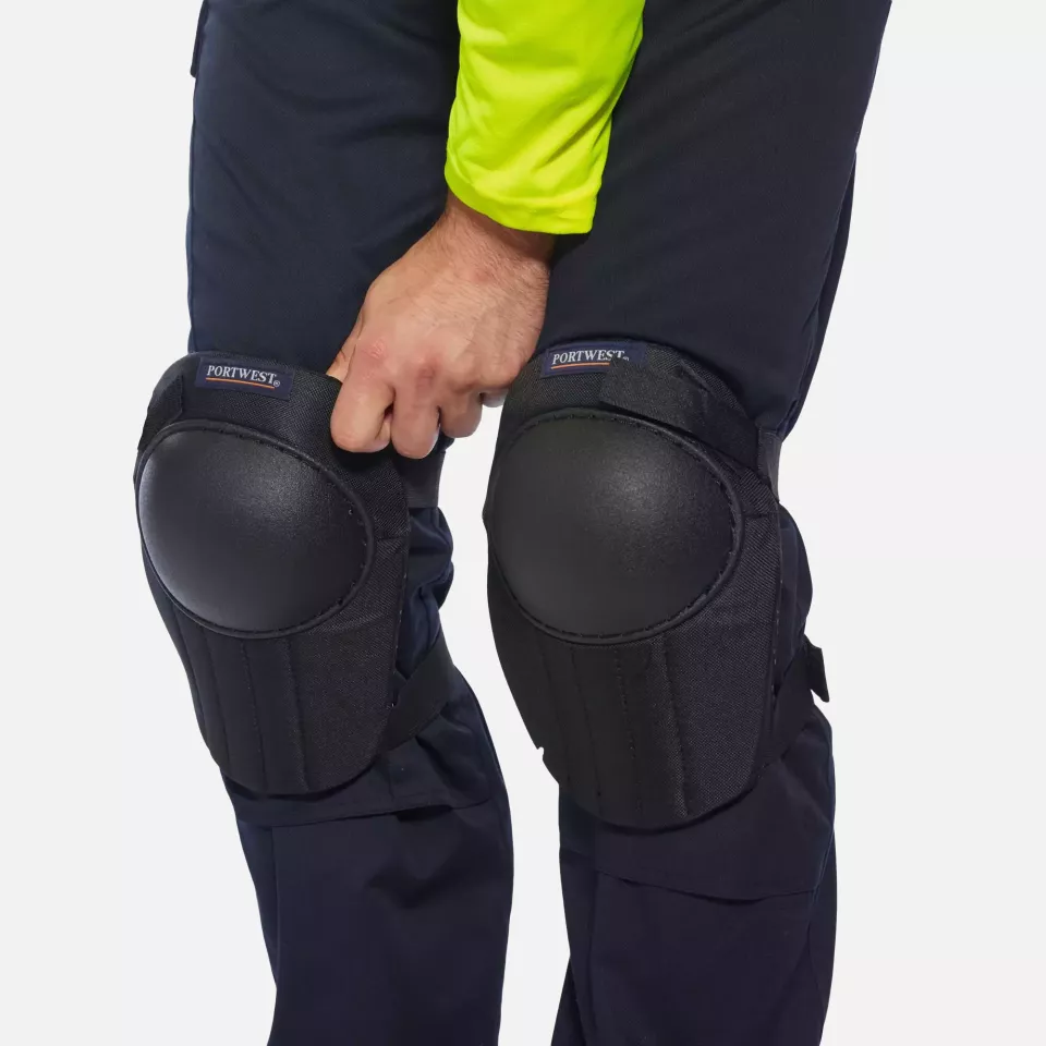 Portwest KP20BKR, Lightweight Knee Pad, Black, image 3, gallery thumbnail