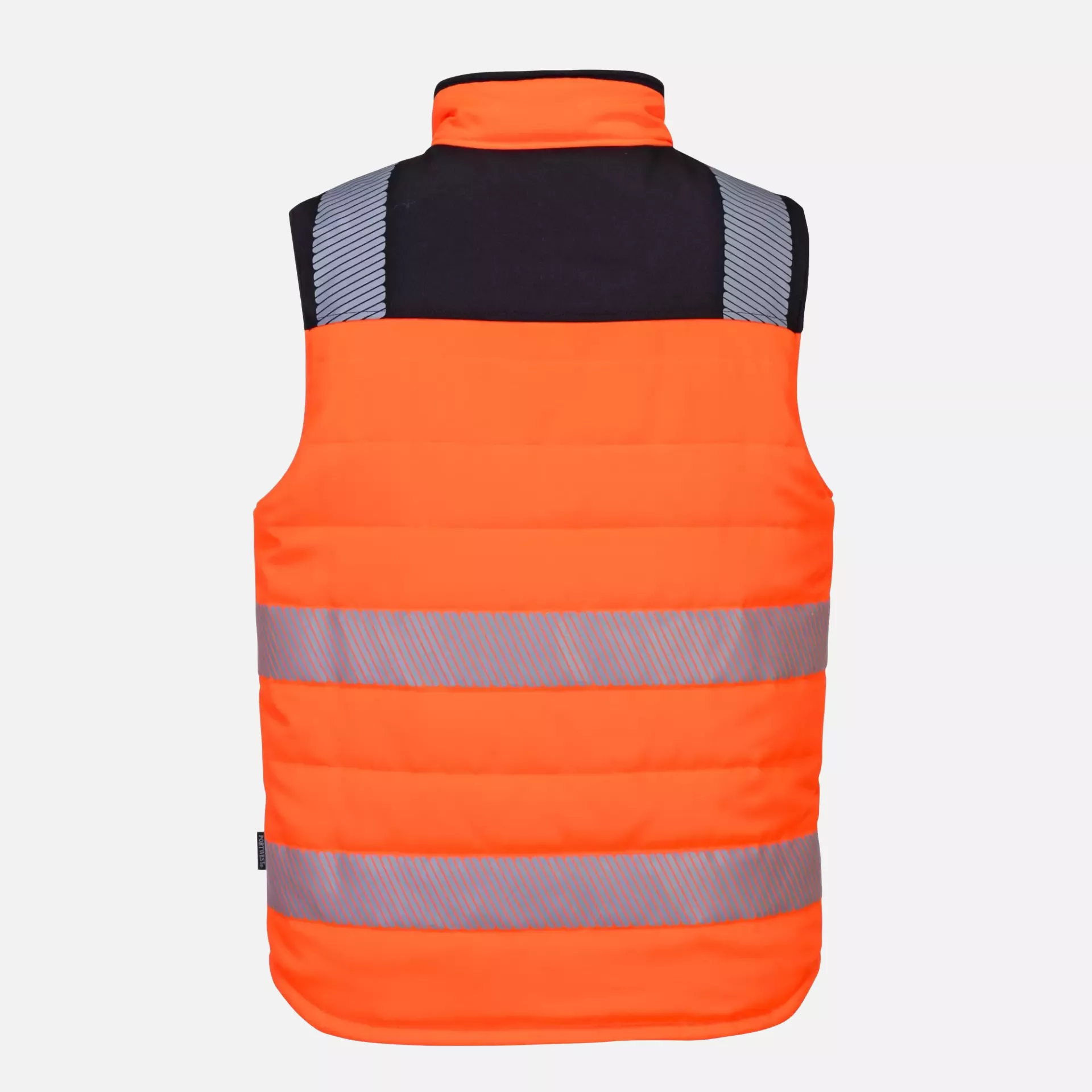 Portwest PW374OBR, PW3 Hi-Vis Reversible Bodywarmer, Orange/Black, image 2