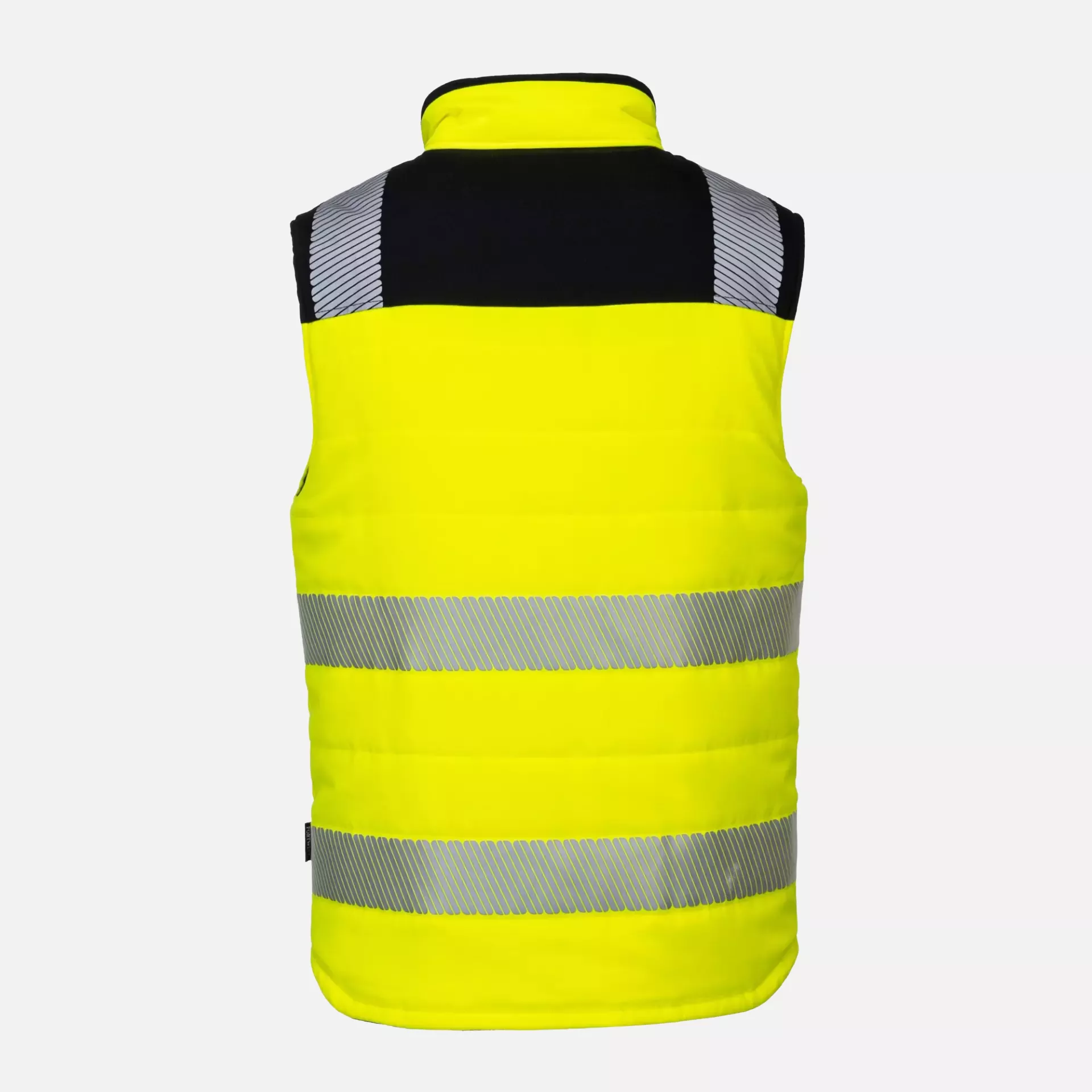 Portwest PW374YBR, PW3 Hi-Vis Reversible Bodywarmer, Yellow/Black, image 2