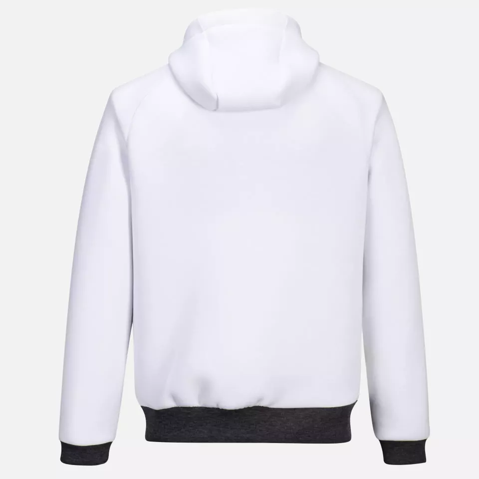 Portwest DX472WHR, DX4 Zipped Hoodie, White, image 2, gallery thumbnail