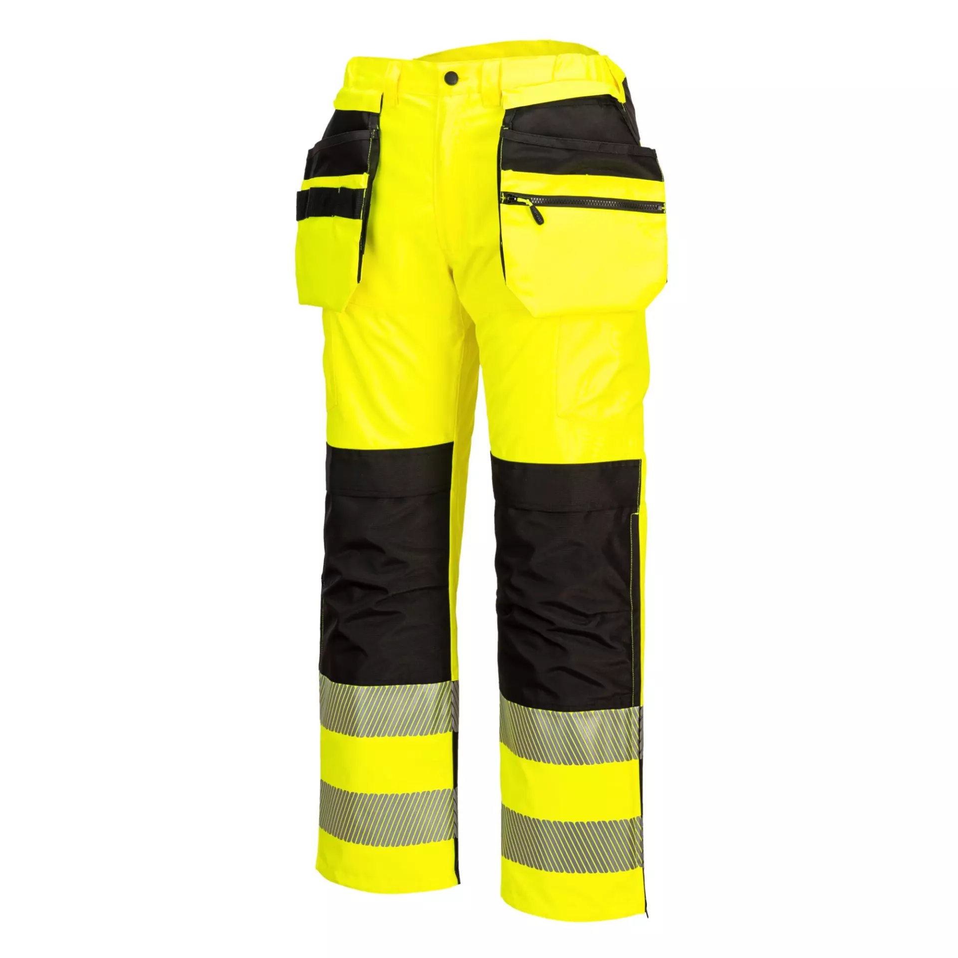 Portwest PW356YBR, PW3 Hi-Vis Rain Trousers, Yellow/Black, image 4