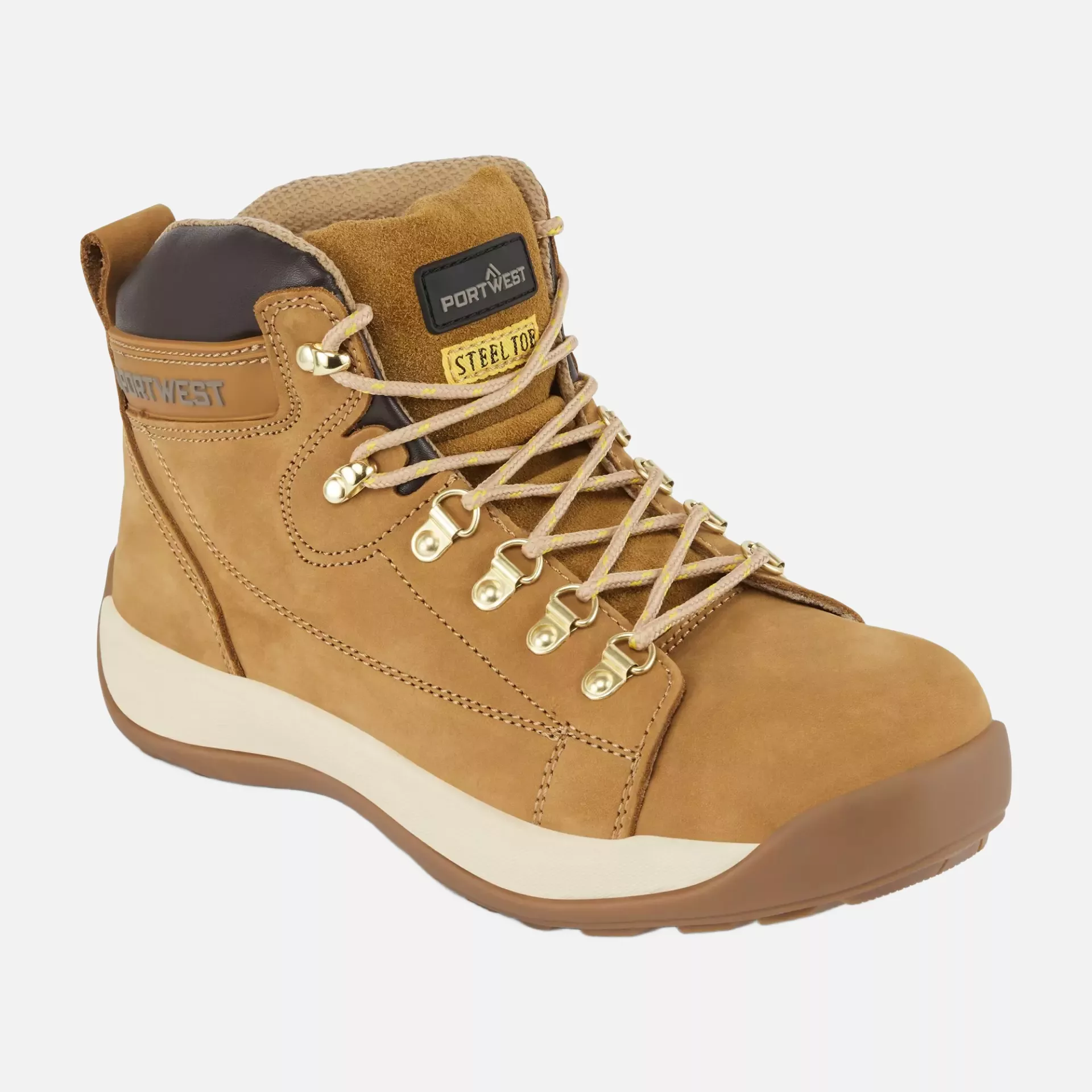 Portwest FW31HOR, Steelite Mid Cut Nubuck Boot SB HRO, Honey, image 2