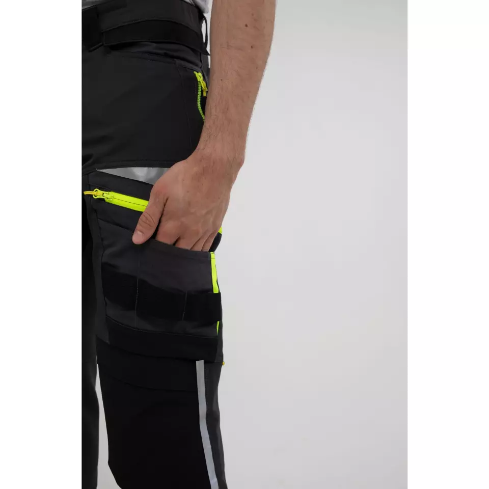 Portwest DX440MGR, DX4 Detachable Holster Pocket Trousers, Metal Grey, image 7, gallery thumbnail