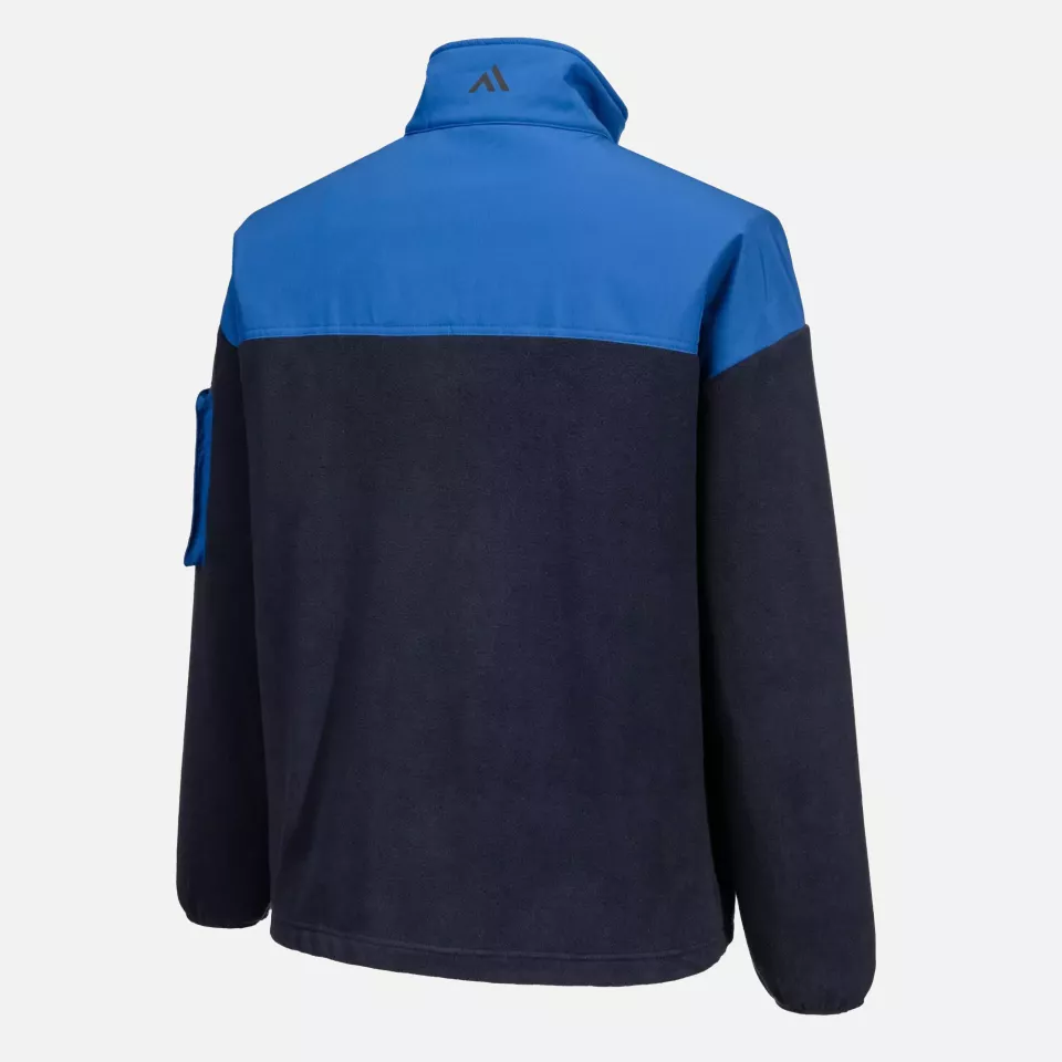 Portwest KX378DQR, KX3 1/4 Zip Fleece, Dark Navy / Quartz, image 3, gallery thumbnail
