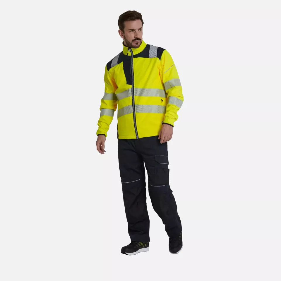 Portwest T402YBR, PW3 Hi-Vis Softshelljacke (3L), Gelb/Schwarz, image 6, gallery thumbnail