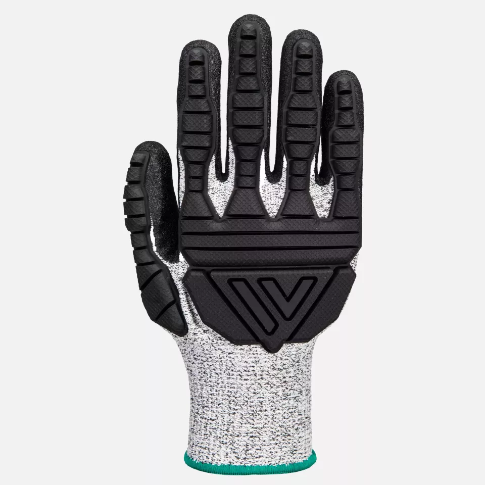 Portwest A723G8R, TPV Impact Schnittschutzhandschuh, Grau/Schwarz, image 1, gallery thumbnail