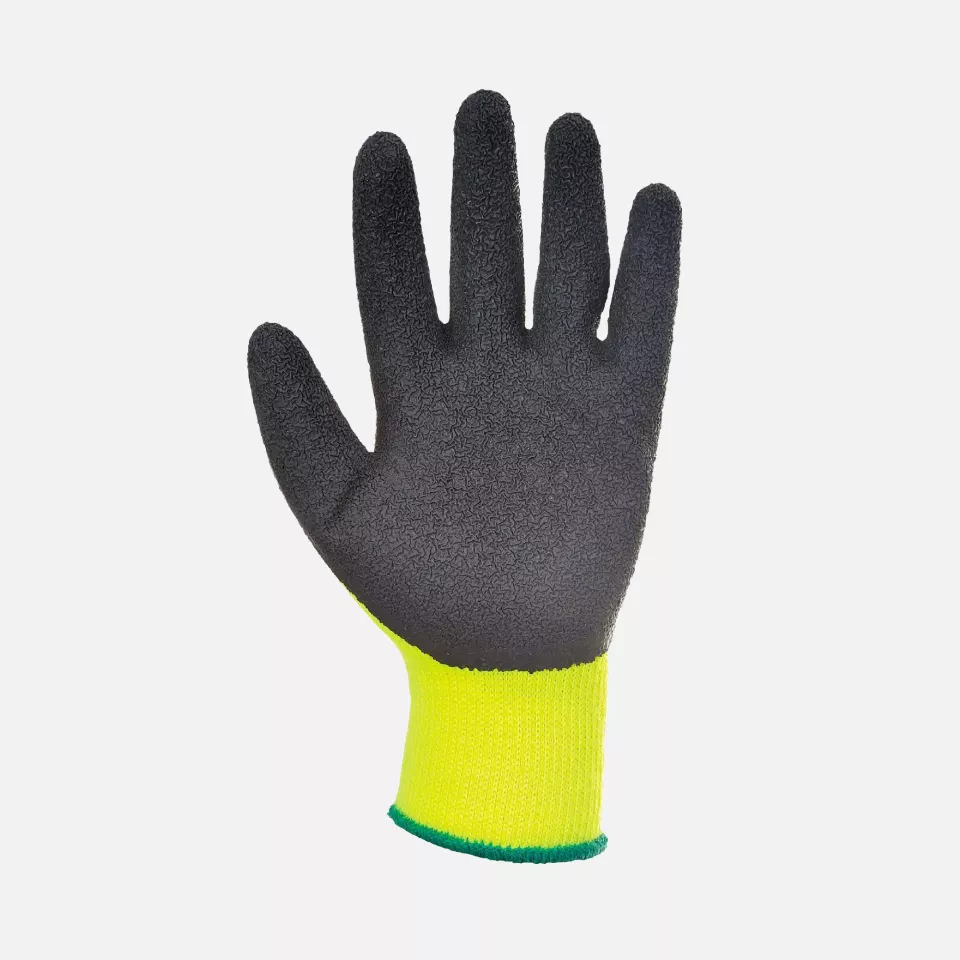 Portwest A140BKR, Thermo Grip Handschuhe - Latex, Schwarz, image 2, gallery thumbnail